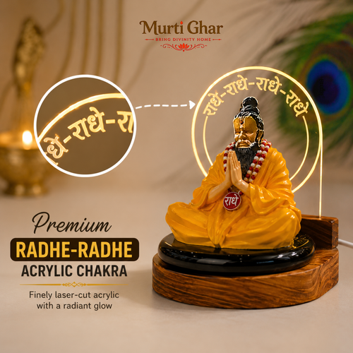 Premmand Ji Radhe Radhe Chakra Murti | Spiritual Home Decor